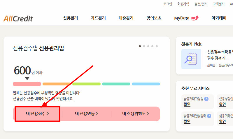 kcb신용점수